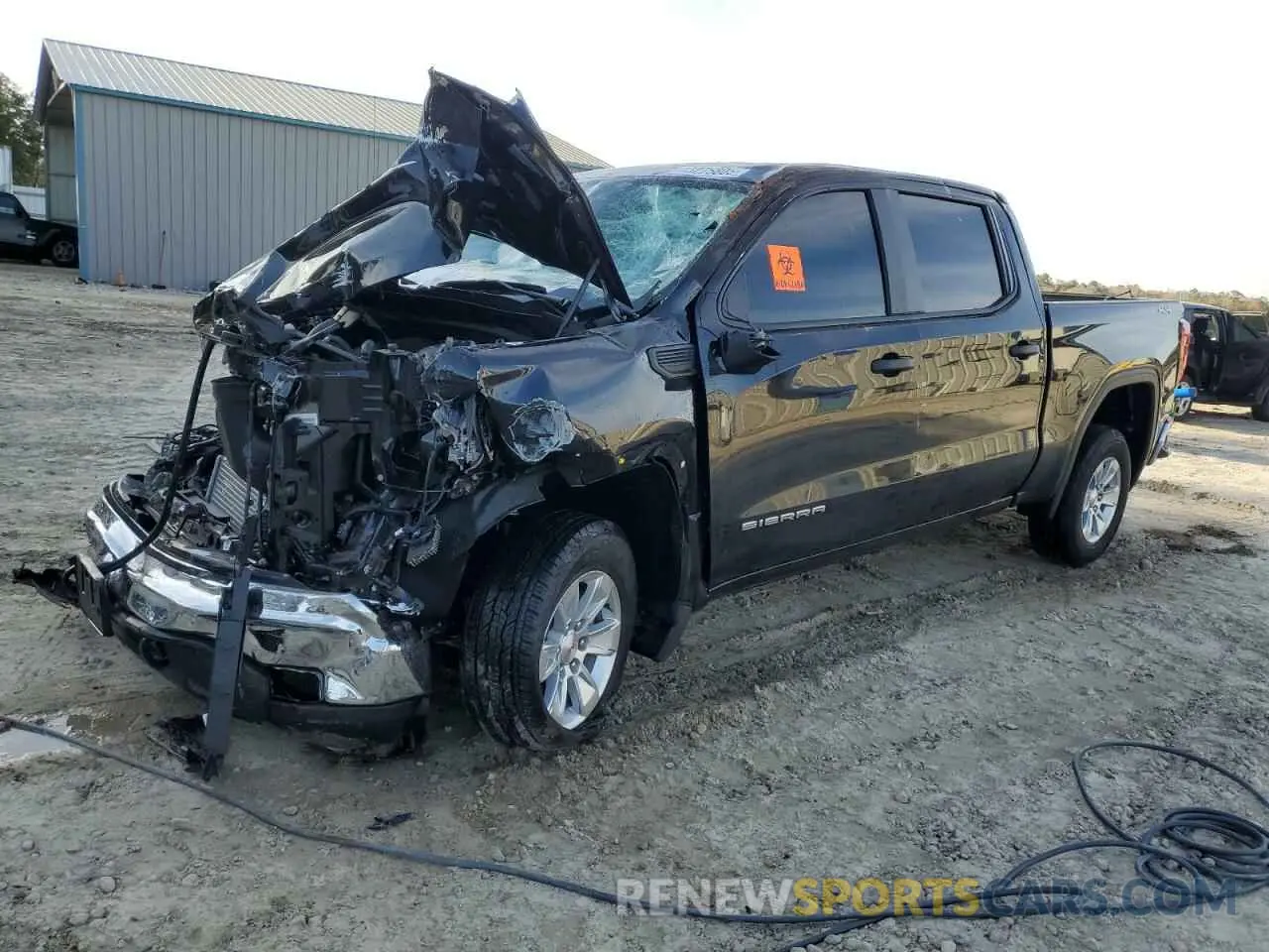 1 fotografías del automóvil dañado 1GTPUAEK9PZ242102 GMC SIERRA 2023