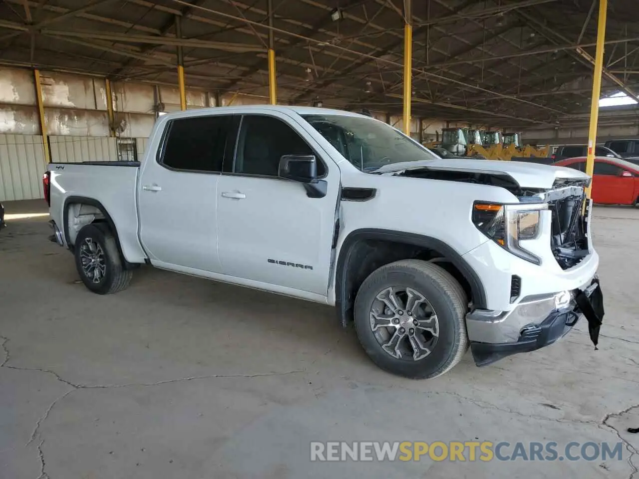 4 fotografías del automóvil dañado 1GTPUBEK8PZ194288 GMC SIERRA 2023