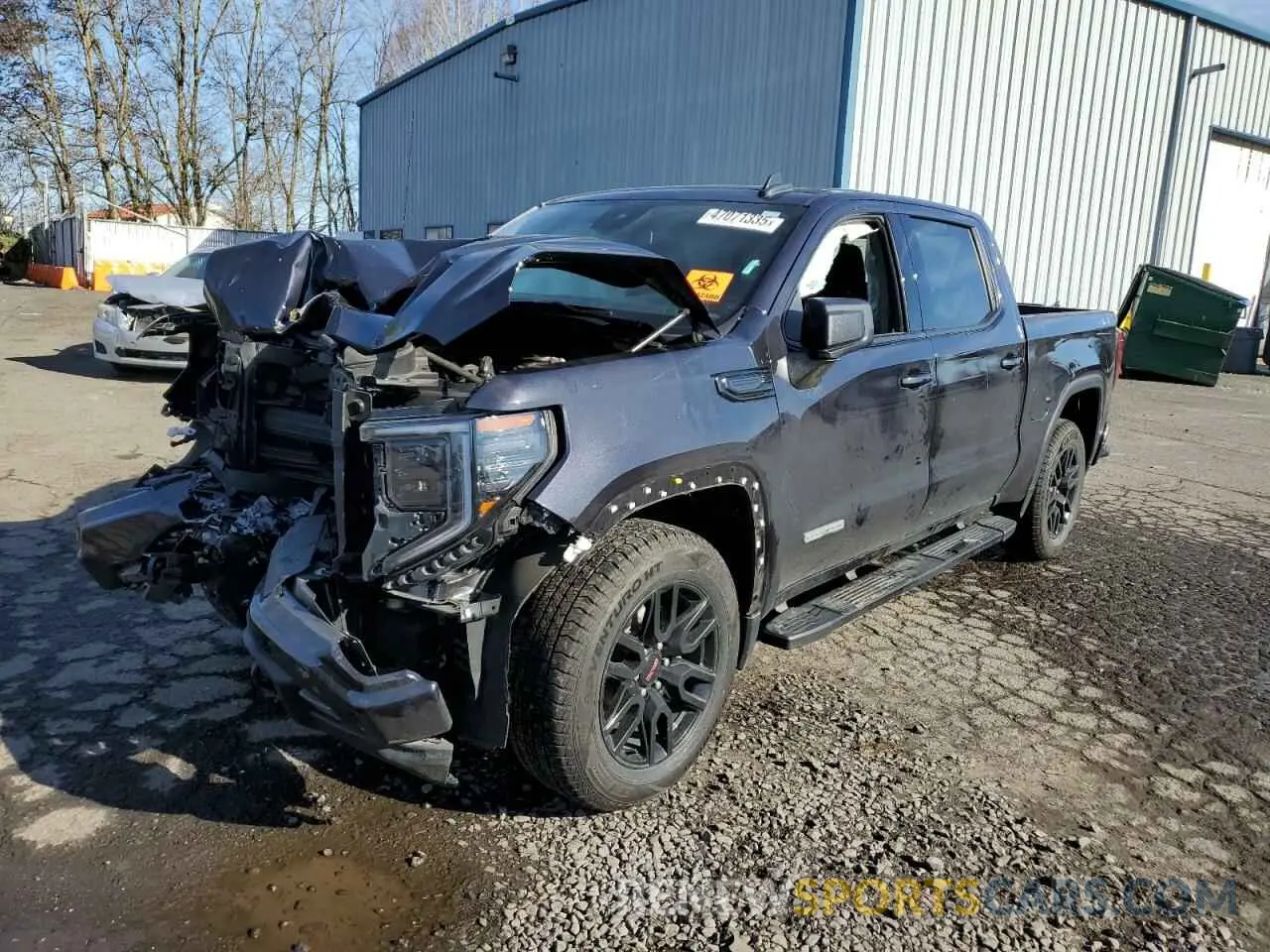 1 fotografías del automóvil dañado 1GTPUCEK0PZ104914 GMC SIERRA 2023
