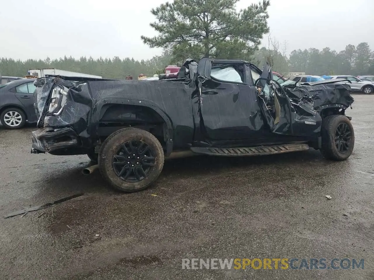 3 fotografías del automóvil dañado 1GTPUCEK1PZ117218 GMC SIERRA 2023