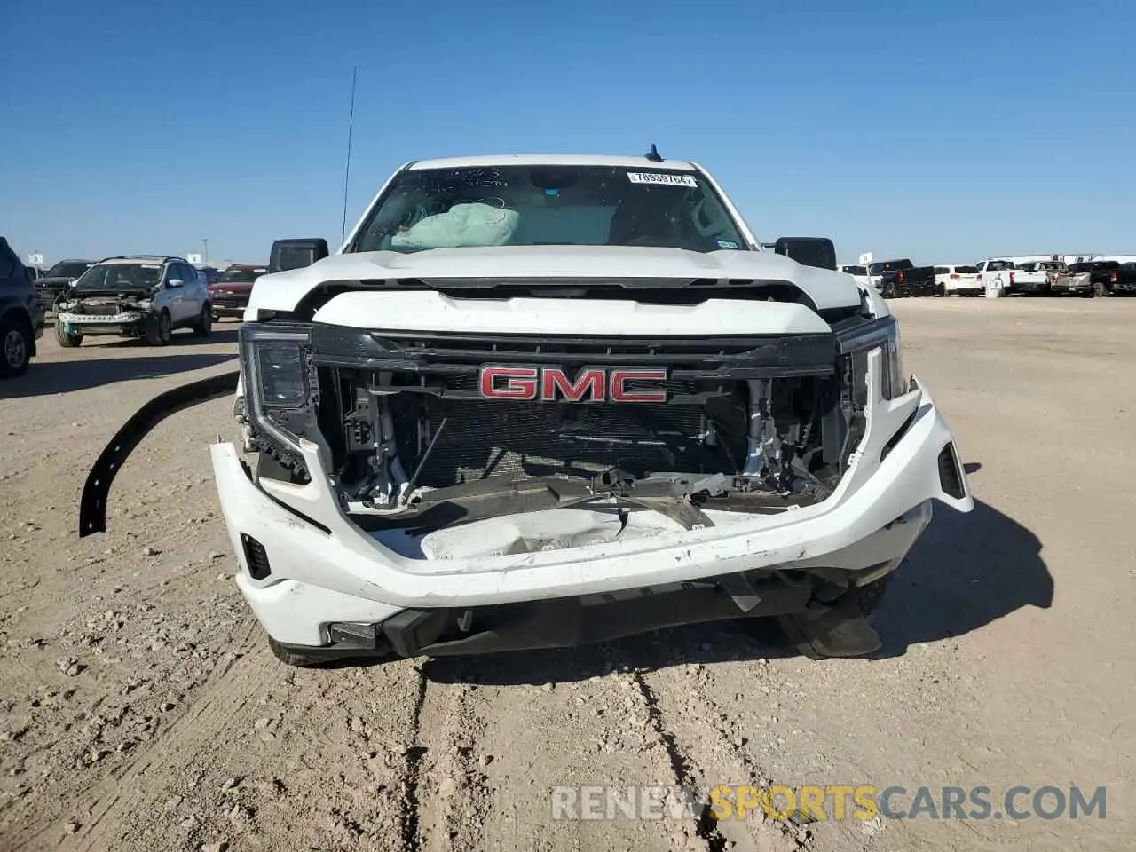 5 fotografías del automóvil dañado 1GTRHCED9PZ186883 GMC SIERRA 2023