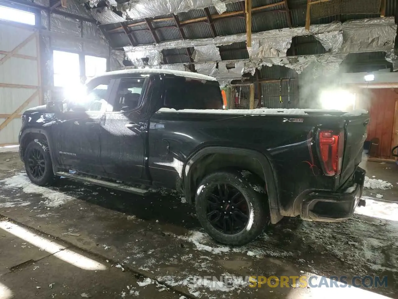 2 fotografías del automóvil dañado 1GTRUAEDXPZ300258 GMC SIERRA 2023