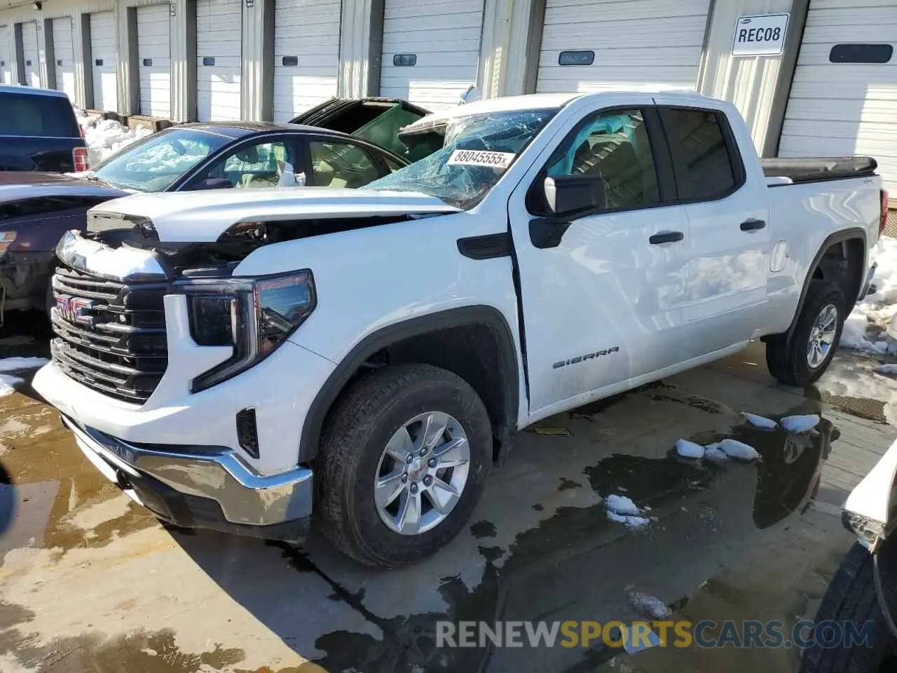 1 fotografías del automóvil dañado 1GTRUAEK1PZ241955 GMC SIERRA 2023