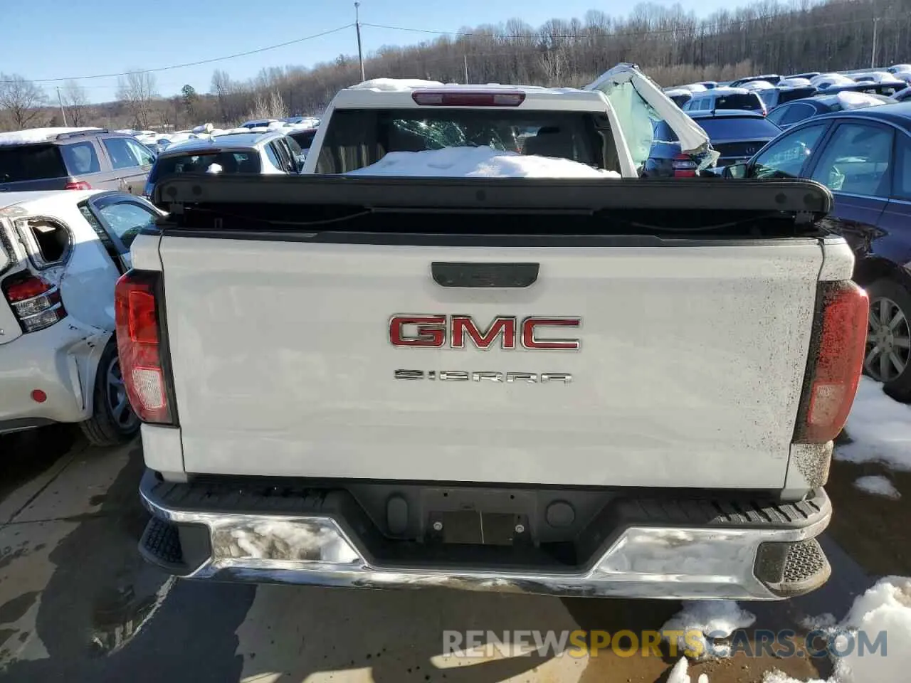 6 fotografías del automóvil dañado 1GTRUAEK1PZ241955 GMC SIERRA 2023