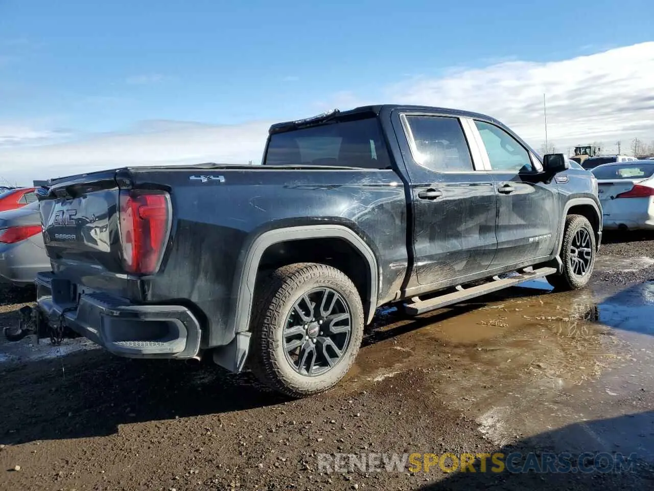 3 fotografías del automóvil dañado 1GTUUAED1PZ293954 GMC SIERRA 2023