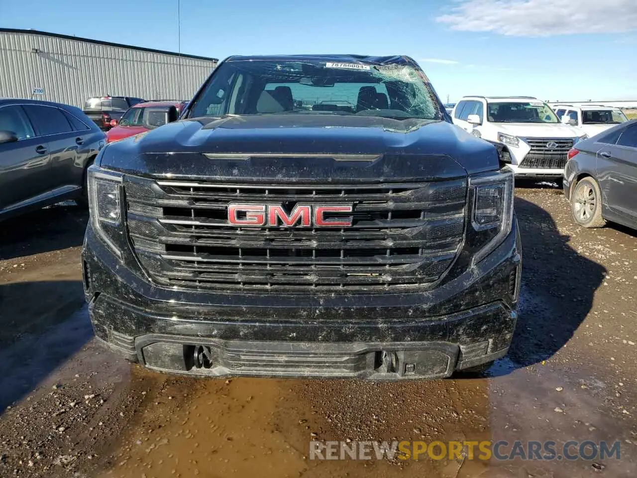 5 fotografías del automóvil dañado 1GTUUAED1PZ293954 GMC SIERRA 2023
