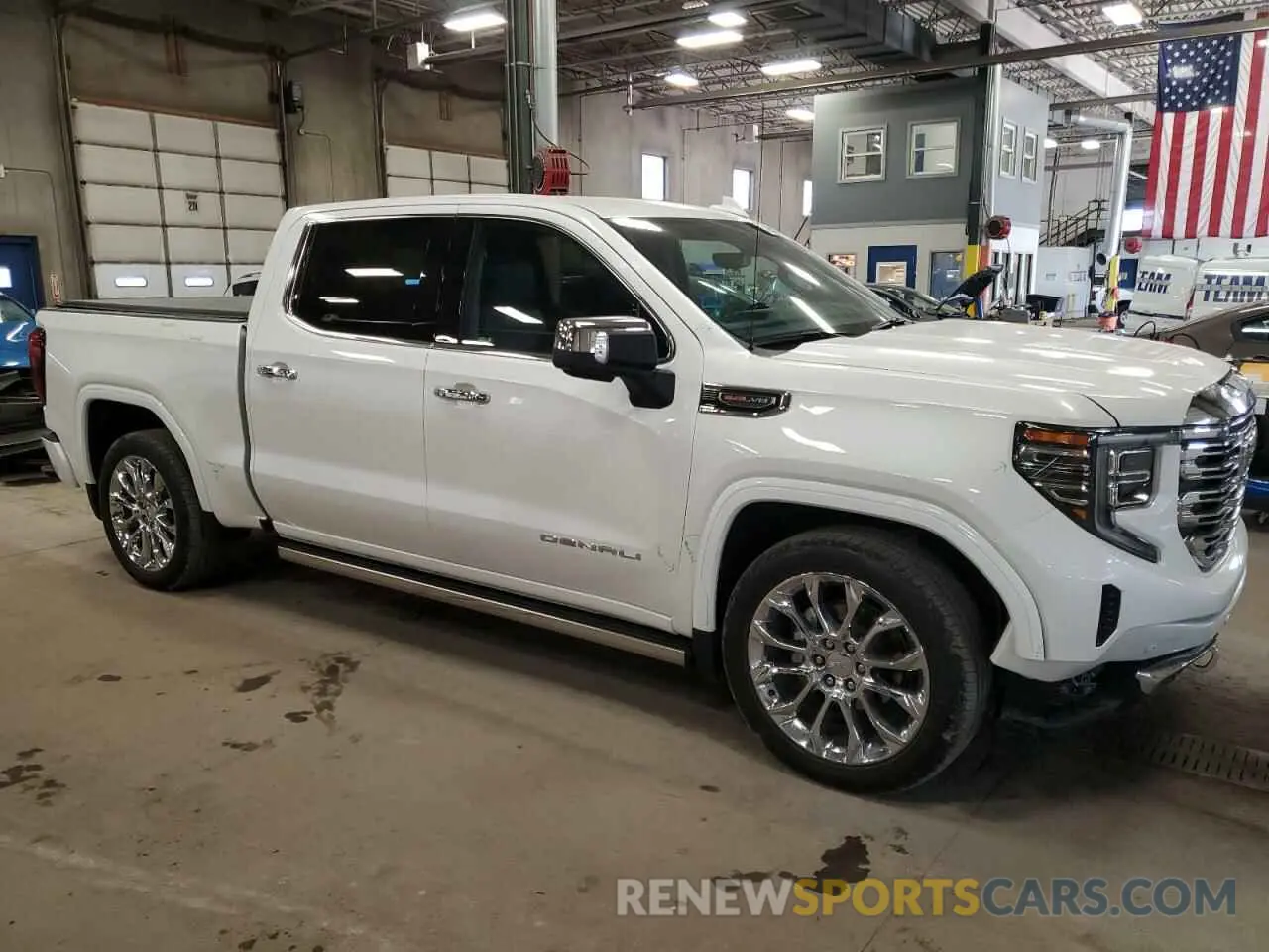 4 fotografías del automóvil dañado 1GTUUGEL3PZ325507 GMC SIERRA 2023