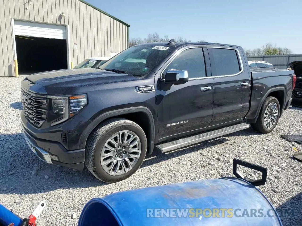 1 fotografías del automóvil dañado 1GTUUHEL0PZ268267 GMC SIERRA 2023