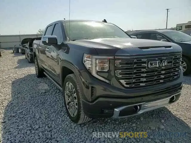 13 fotografías del automóvil dañado 1GTUUHEL0PZ268267 GMC SIERRA 2023
