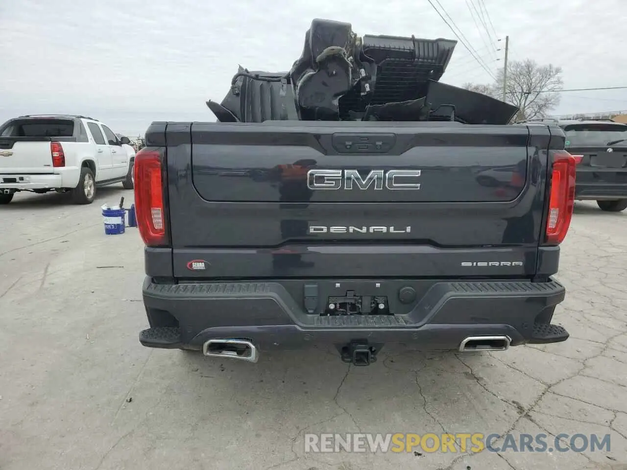 6 fotografías del automóvil dañado 1GTUUHEL8PZ268422 GMC SIERRA 2023