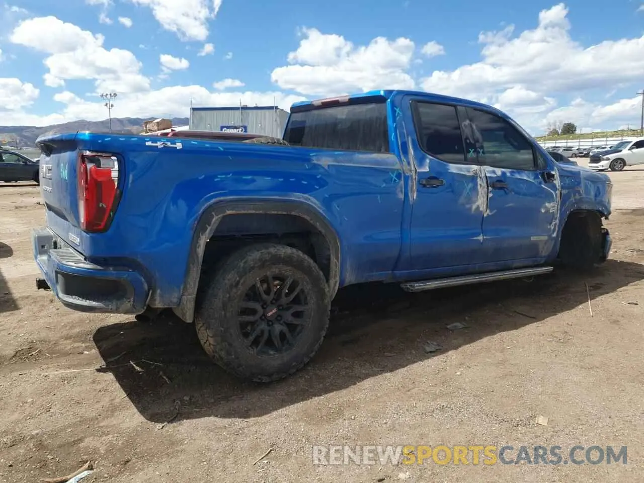 3 fotografías del automóvil dañado 1GTVUCE8XPZ279151 GMC SIERRA 2023