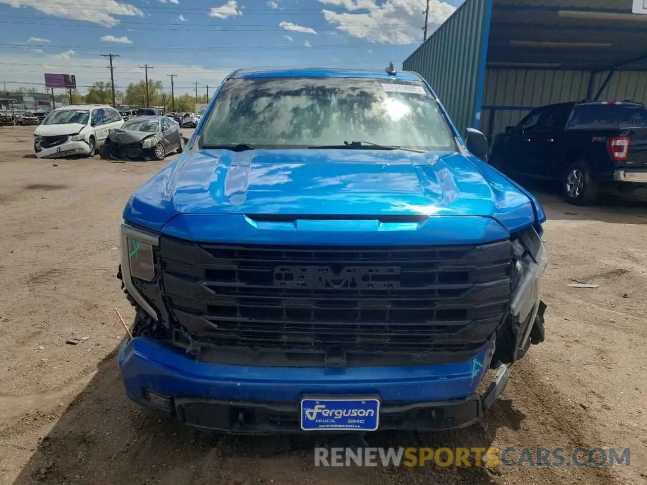 5 fotografías del automóvil dañado 1GTVUCE8XPZ279151 GMC SIERRA 2023