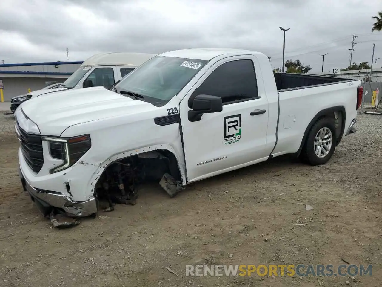 1 fotografías del automóvil dañado 3GTNUAEK4PG147583 GMC SIERRA 2023