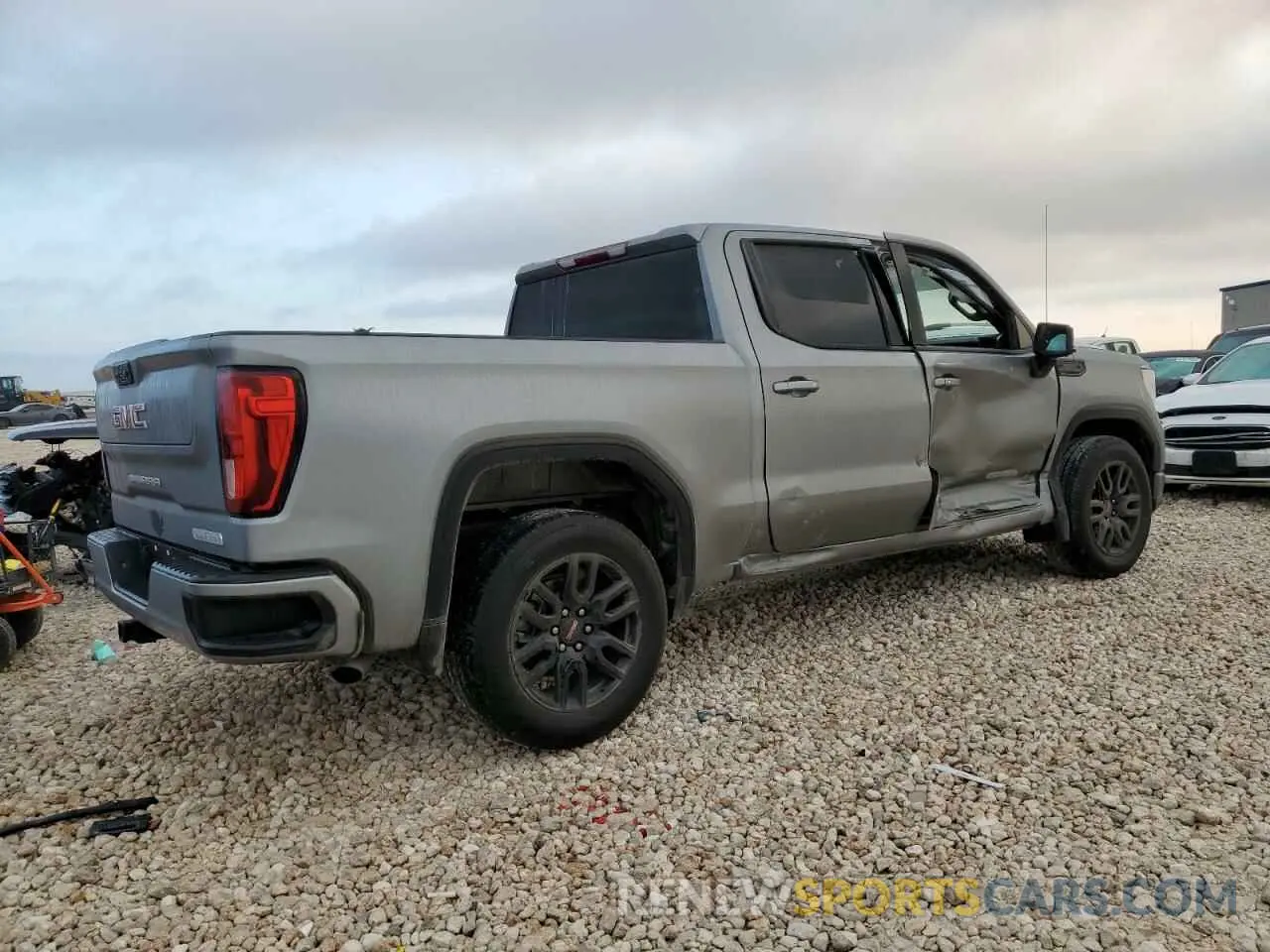 3 fotografías del automóvil dañado 3GTPHCEK9PG293583 GMC SIERRA 2023
