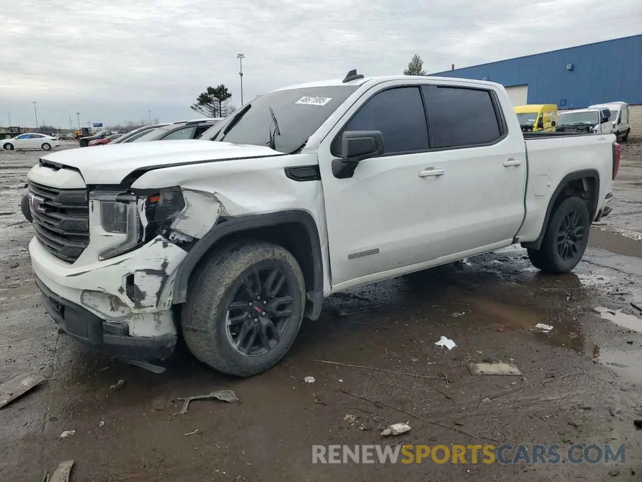 1 fotografías del automóvil dañado 3GTPUJEK5PG137279 GMC SIERRA 2023