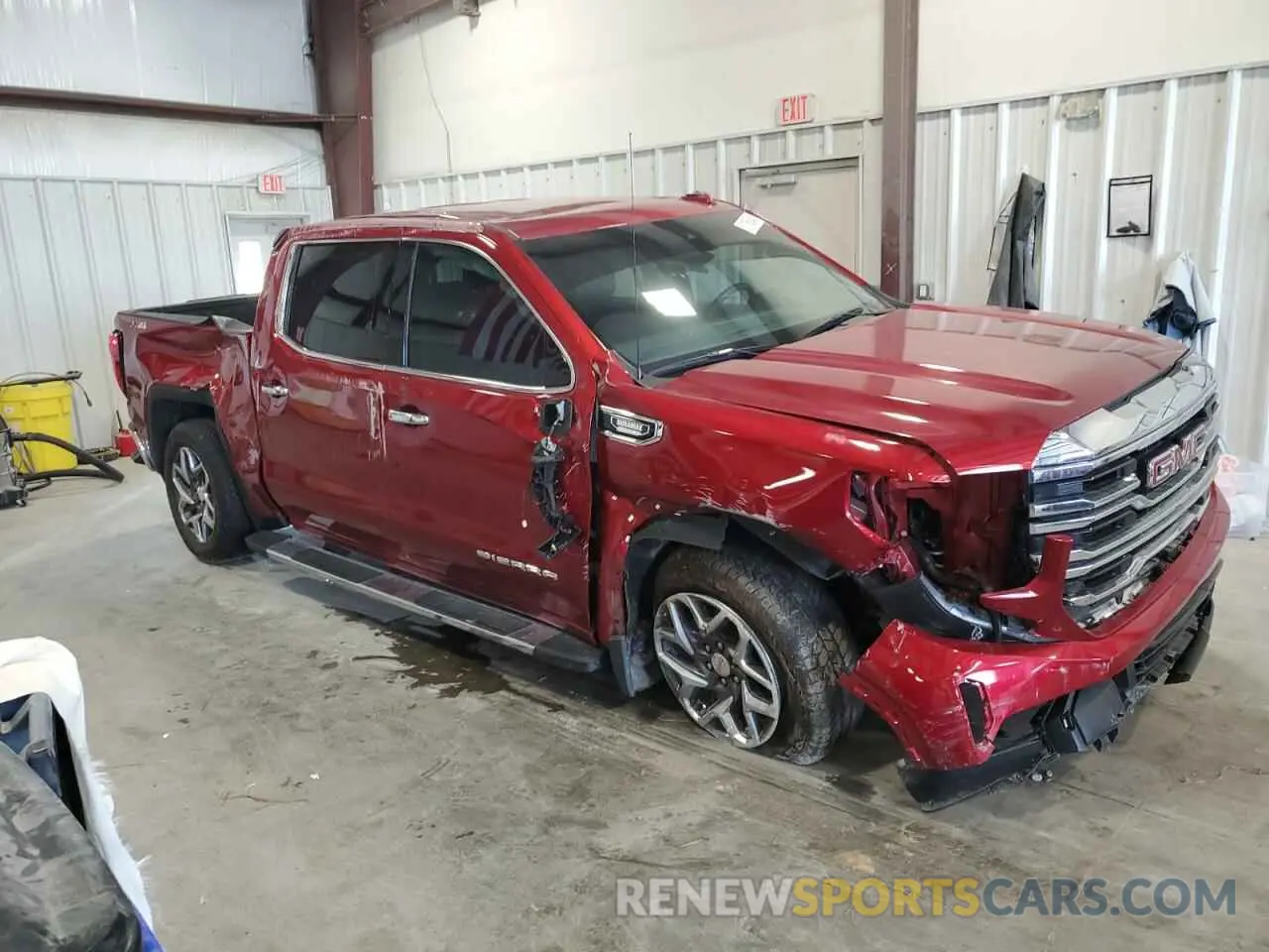 4 fotografías del automóvil dañado 3GTUUDE84PG265229 GMC SIERRA 2023