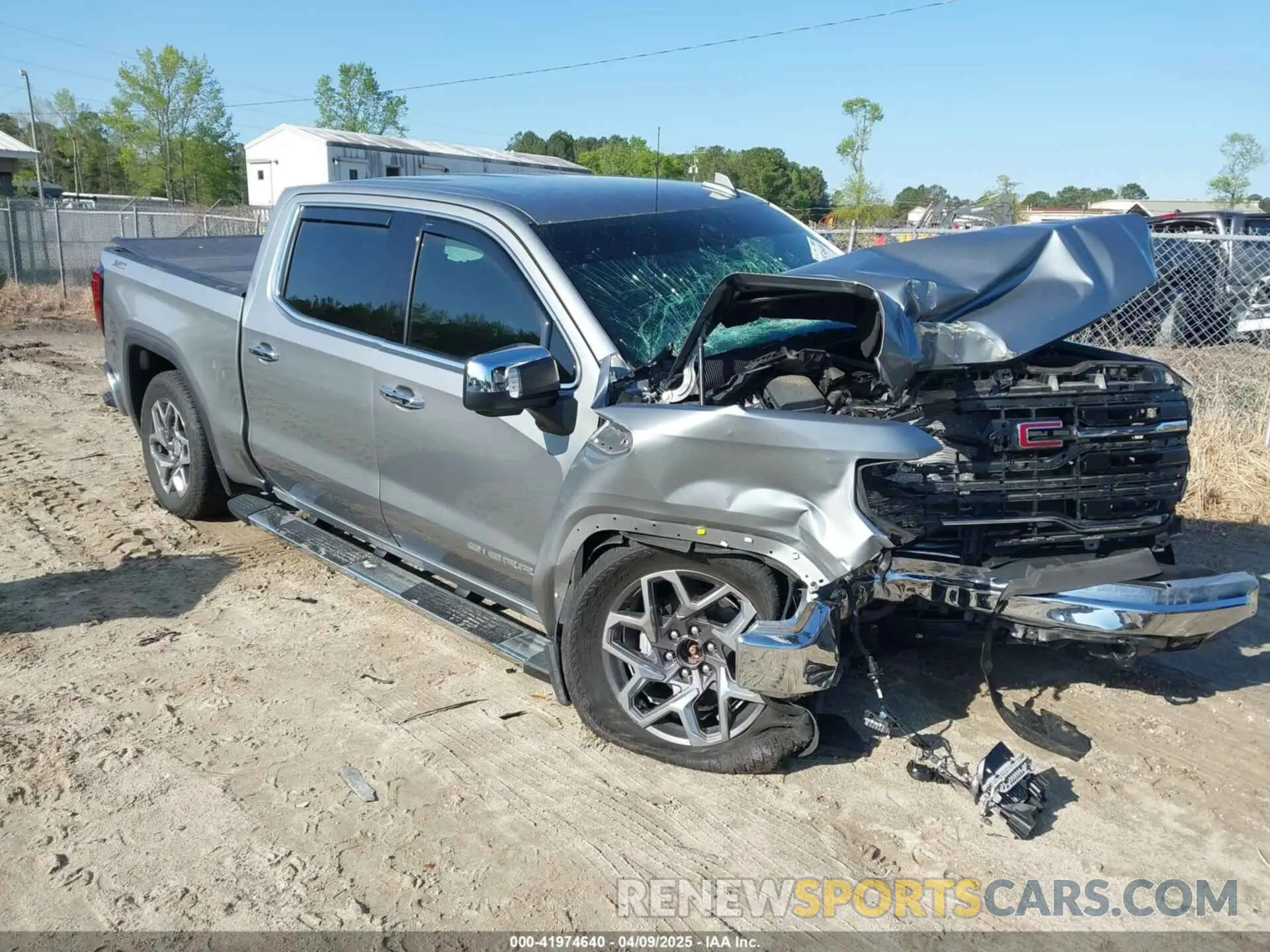 1 fotografías del automóvil dañado 3GTUUDED1PG18O250 GMC SIERRA 2023