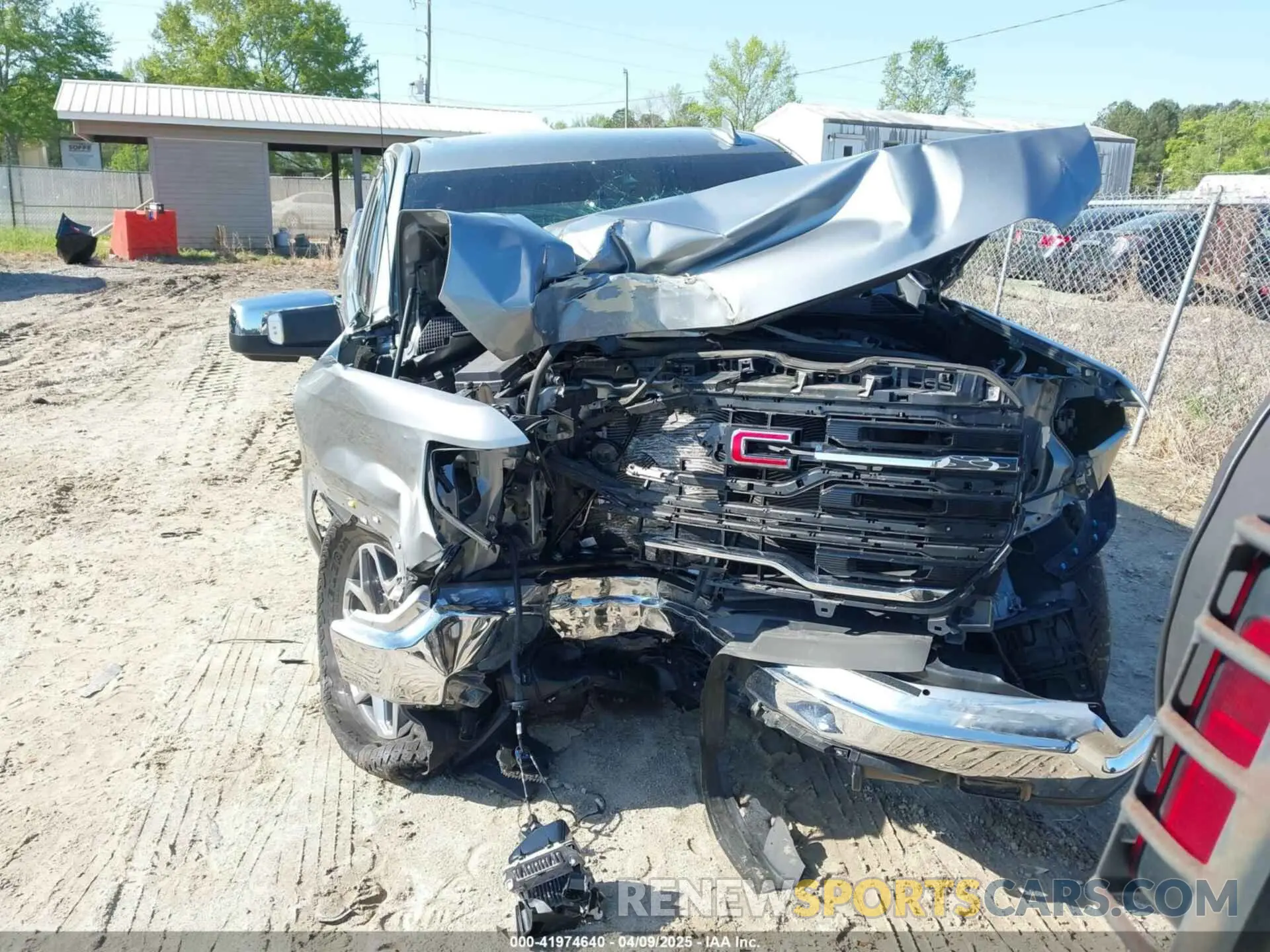6 fotografías del automóvil dañado 3GTUUDED1PG18O250 GMC SIERRA 2023