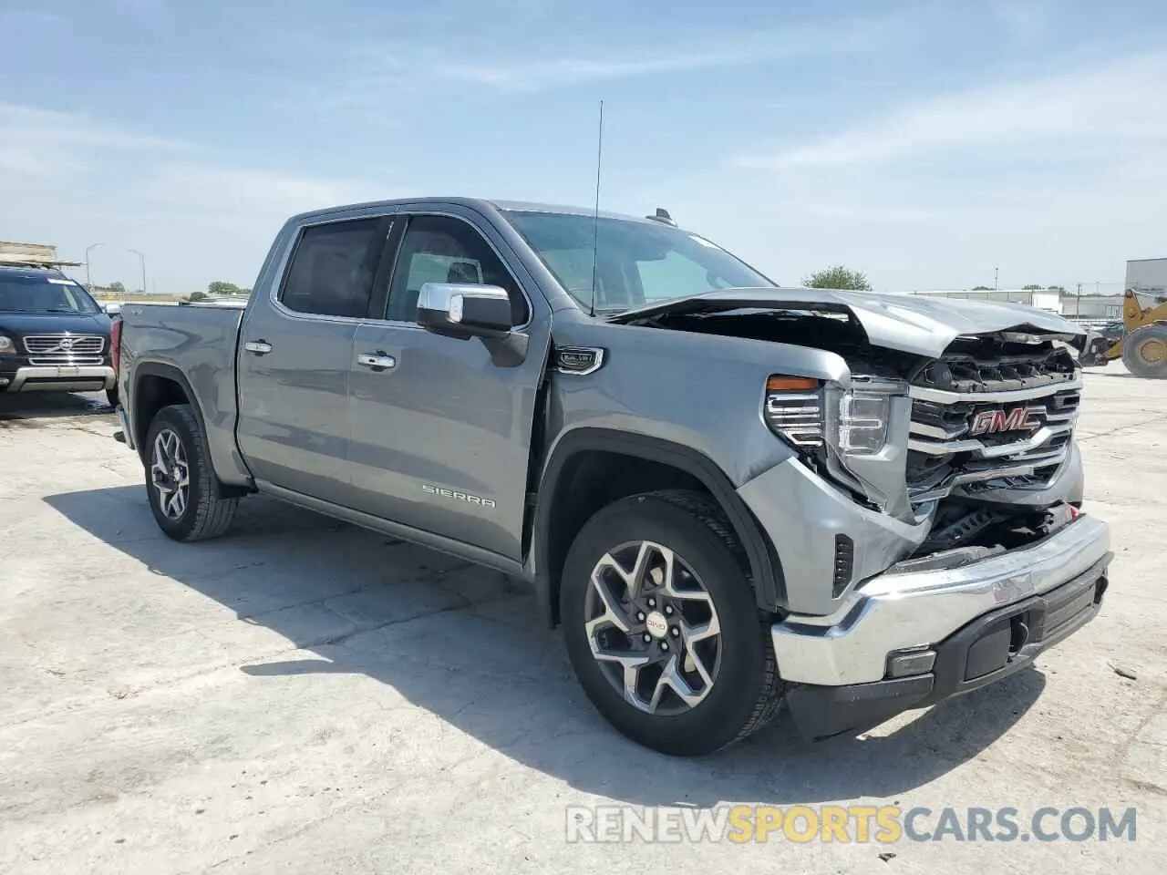 4 fotografías del automóvil dañado 3GTUUDEDXPG241062 GMC SIERRA 2023