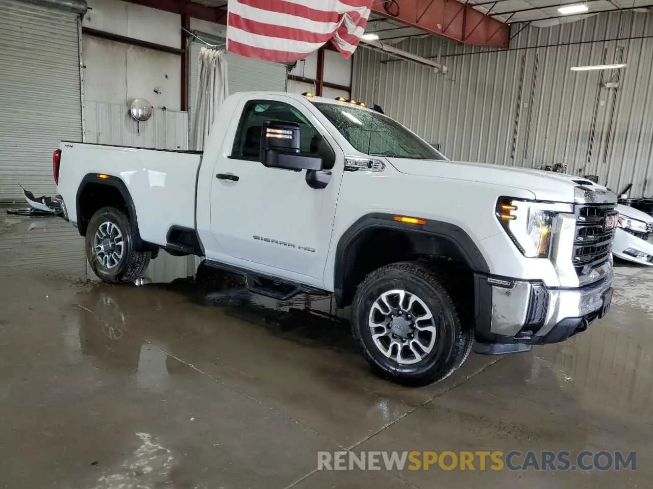 4 fotografías del automóvil dañado 1GT39SE77RF167552 GMC SIERRA 2024