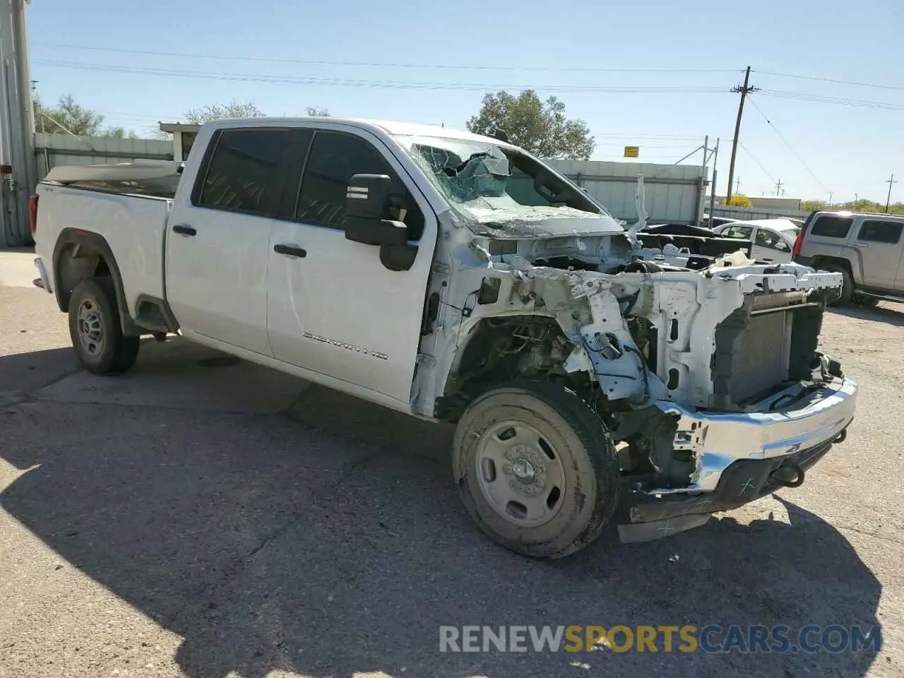 4 fotografías del automóvil dañado 1GT49LE72RF159367 GMC SIERRA 2024