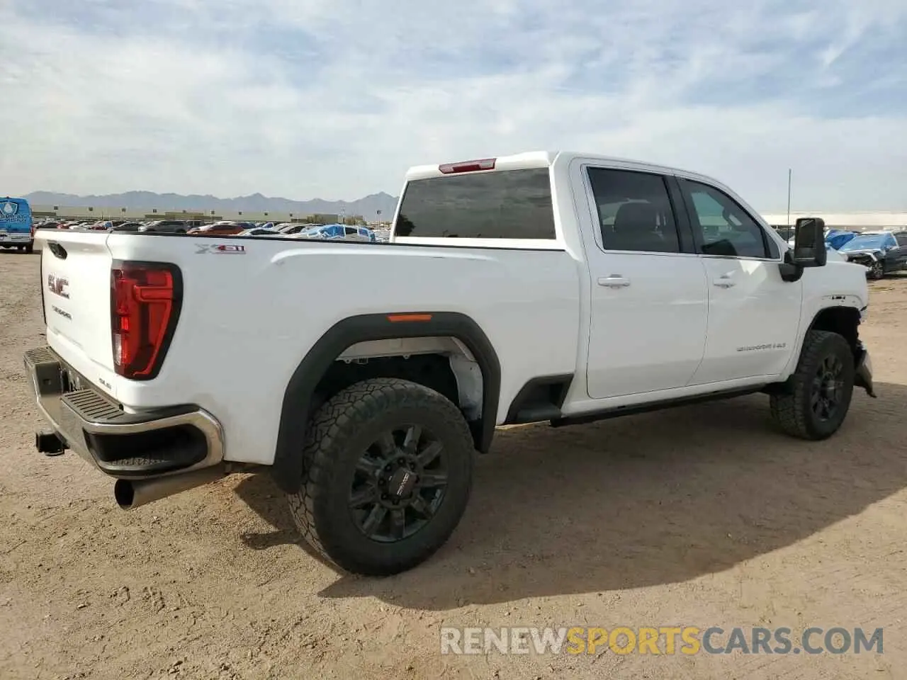 3 fotografías del automóvil dañado 1GT49MEY1RF208587 GMC SIERRA 2024
