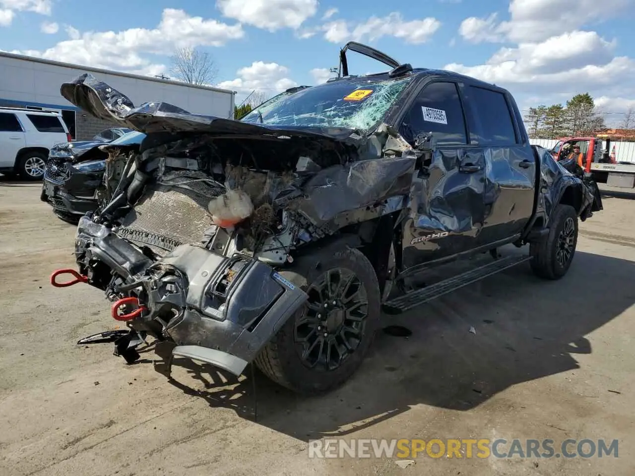 1 fotografías del automóvil dañado 1GT49PE77RF264722 GMC SIERRA 2024