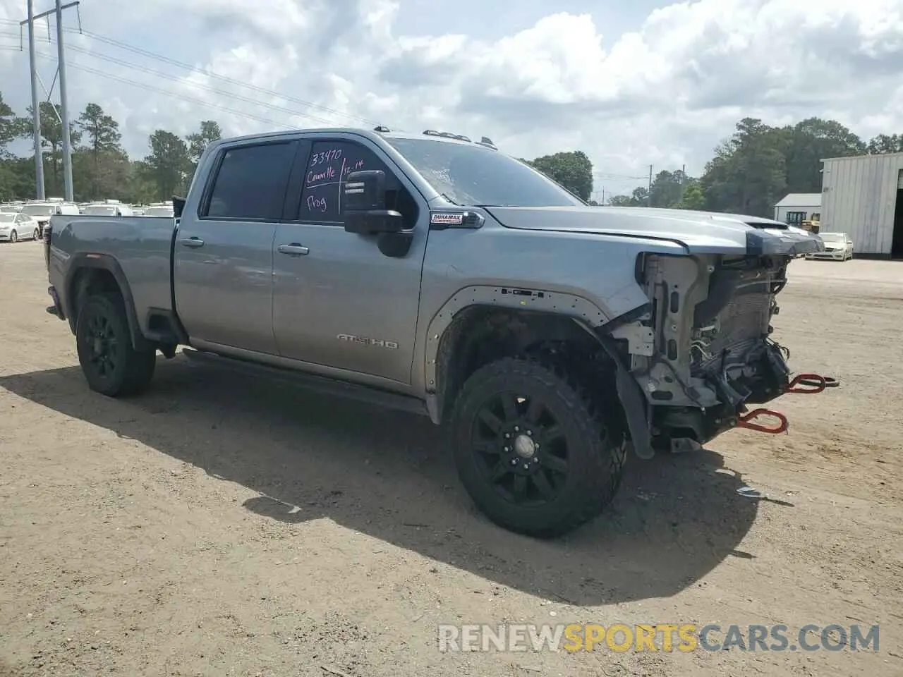 4 fotografías del automóvil dañado 1GT49PEY3RF167767 GMC SIERRA 2024
