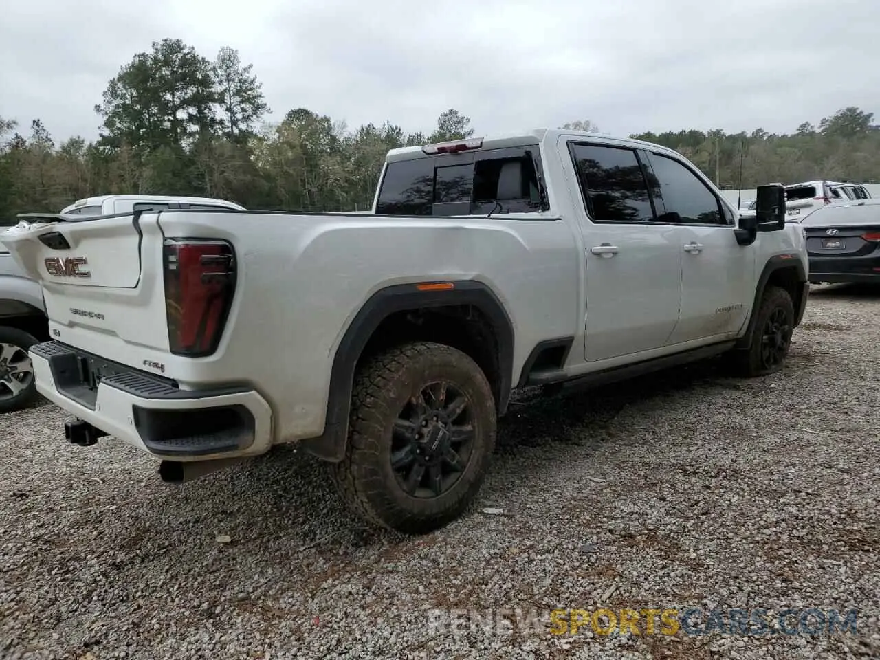 3 fotografías del automóvil dañado 1GT49PEY9RF177784 GMC SIERRA 2024
