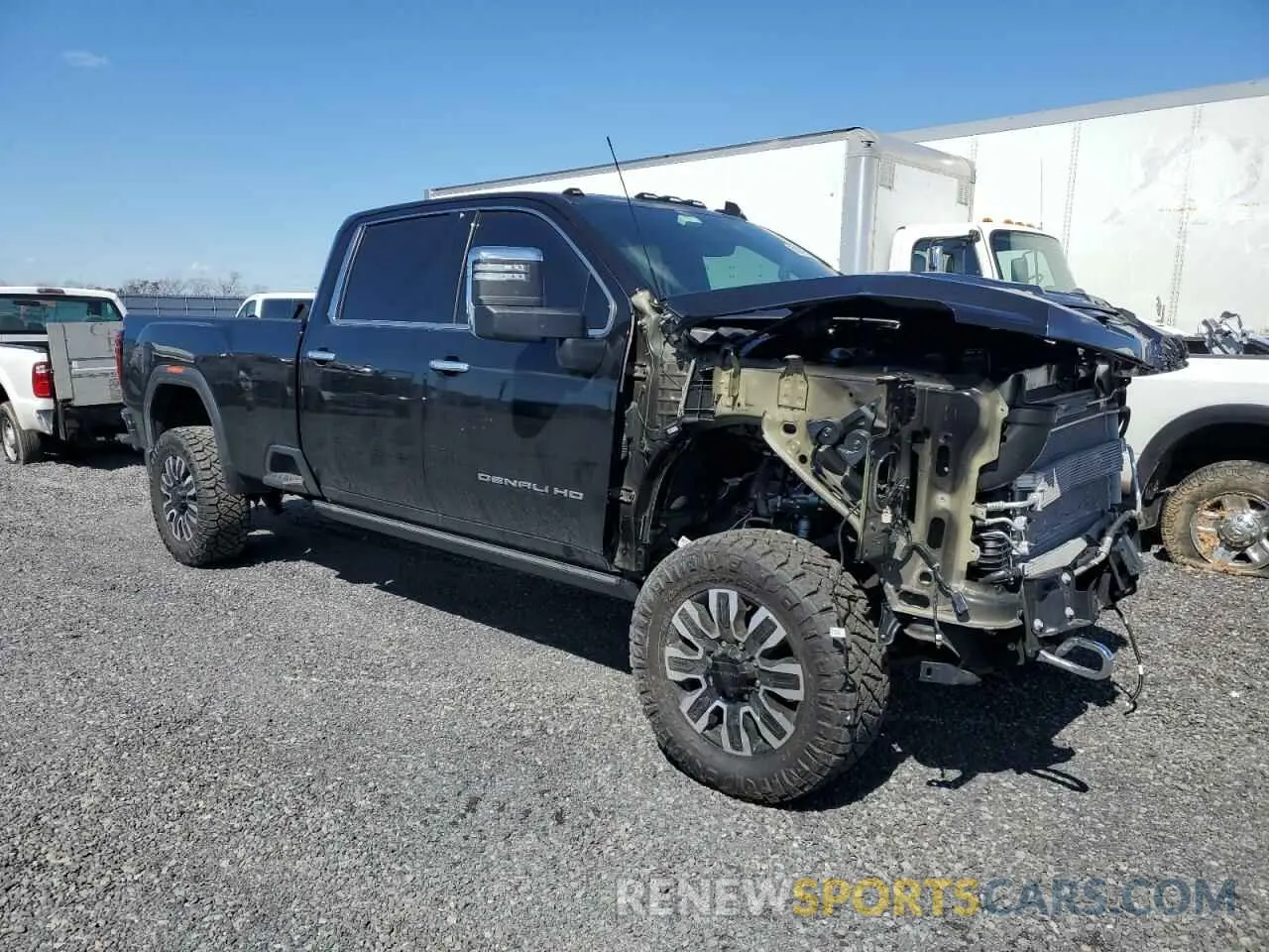 4 fotografías del automóvil dañado 1GT49XEY5RF247913 GMC SIERRA 2024