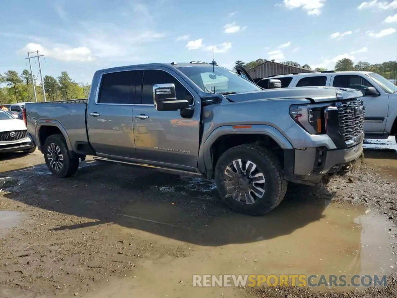 4 fotografías del automóvil dañado 1GT49YEYXRF144640 GMC SIERRA 2024