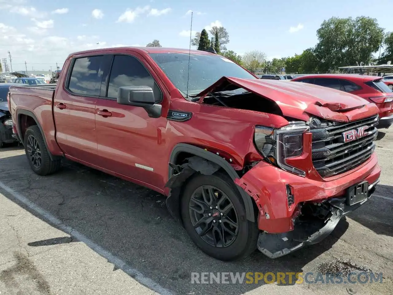 4 fotografías del automóvil dañado 1GTUUCED7RZ151395 GMC SIERRA 2024
