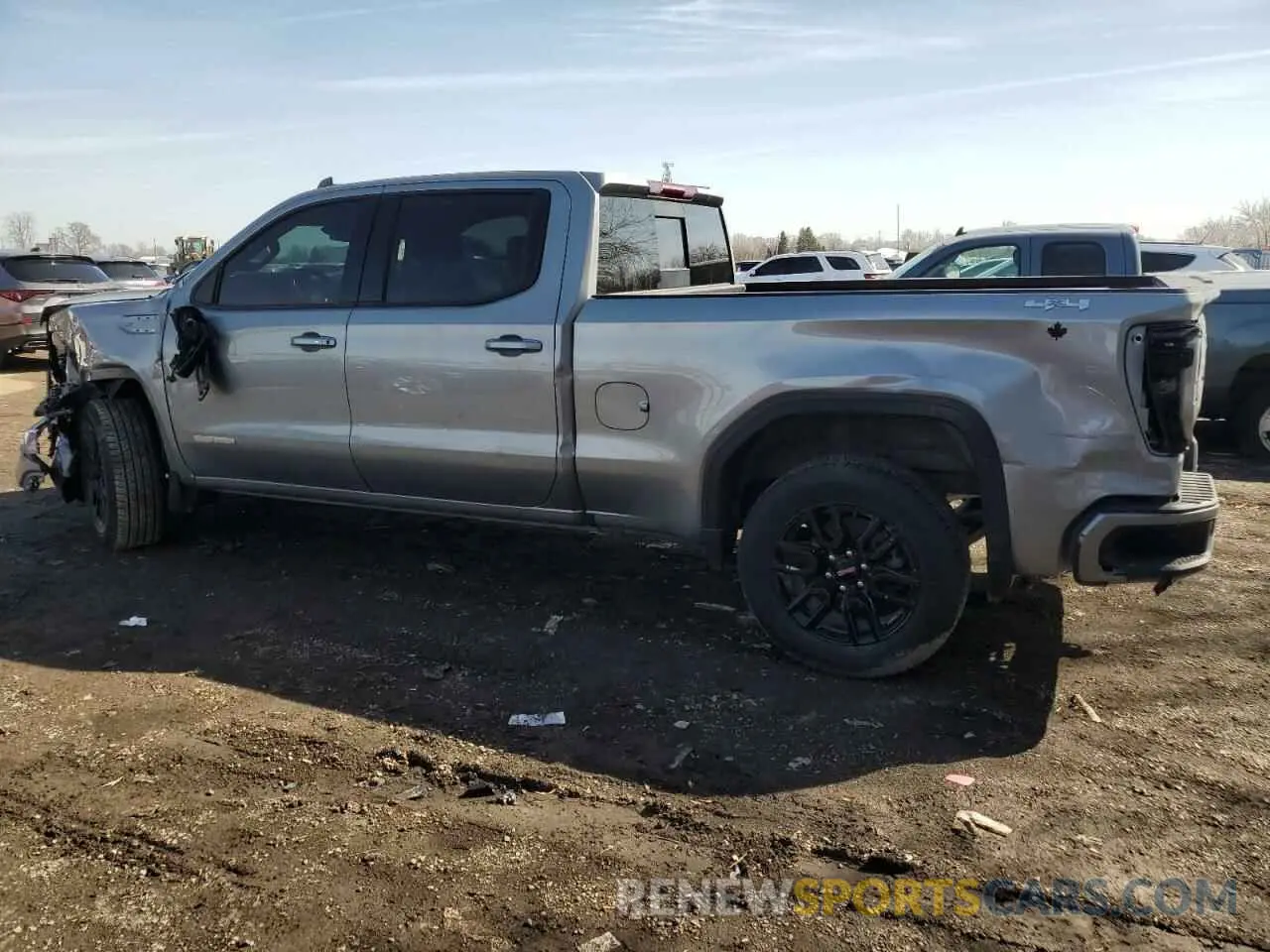 2 fotografías del automóvil dañado 1GTUUCEDXRZ244167 GMC SIERRA 2024