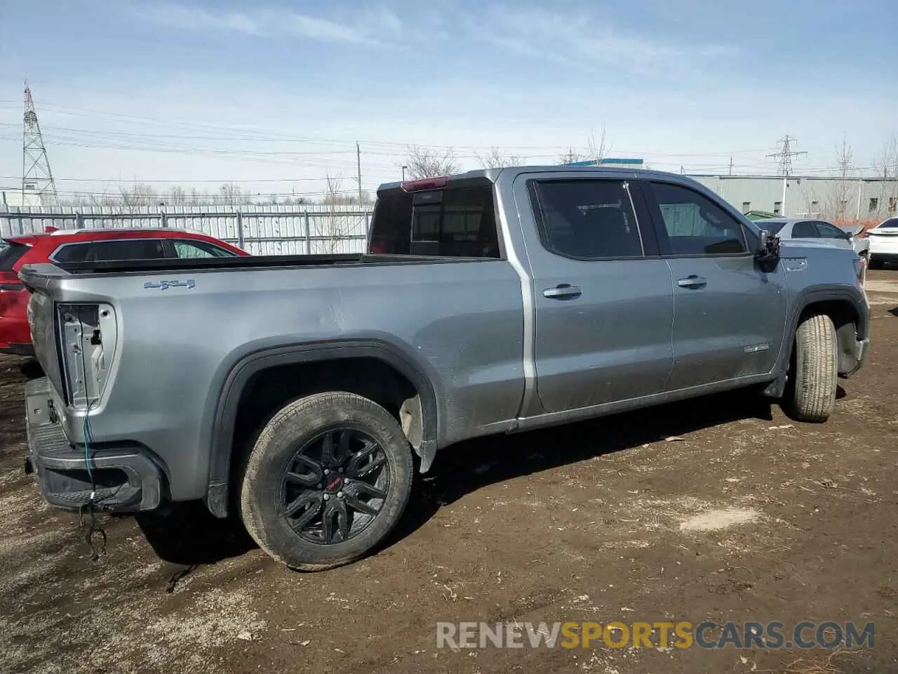 3 fotografías del automóvil dañado 1GTUUCEDXRZ244167 GMC SIERRA 2024