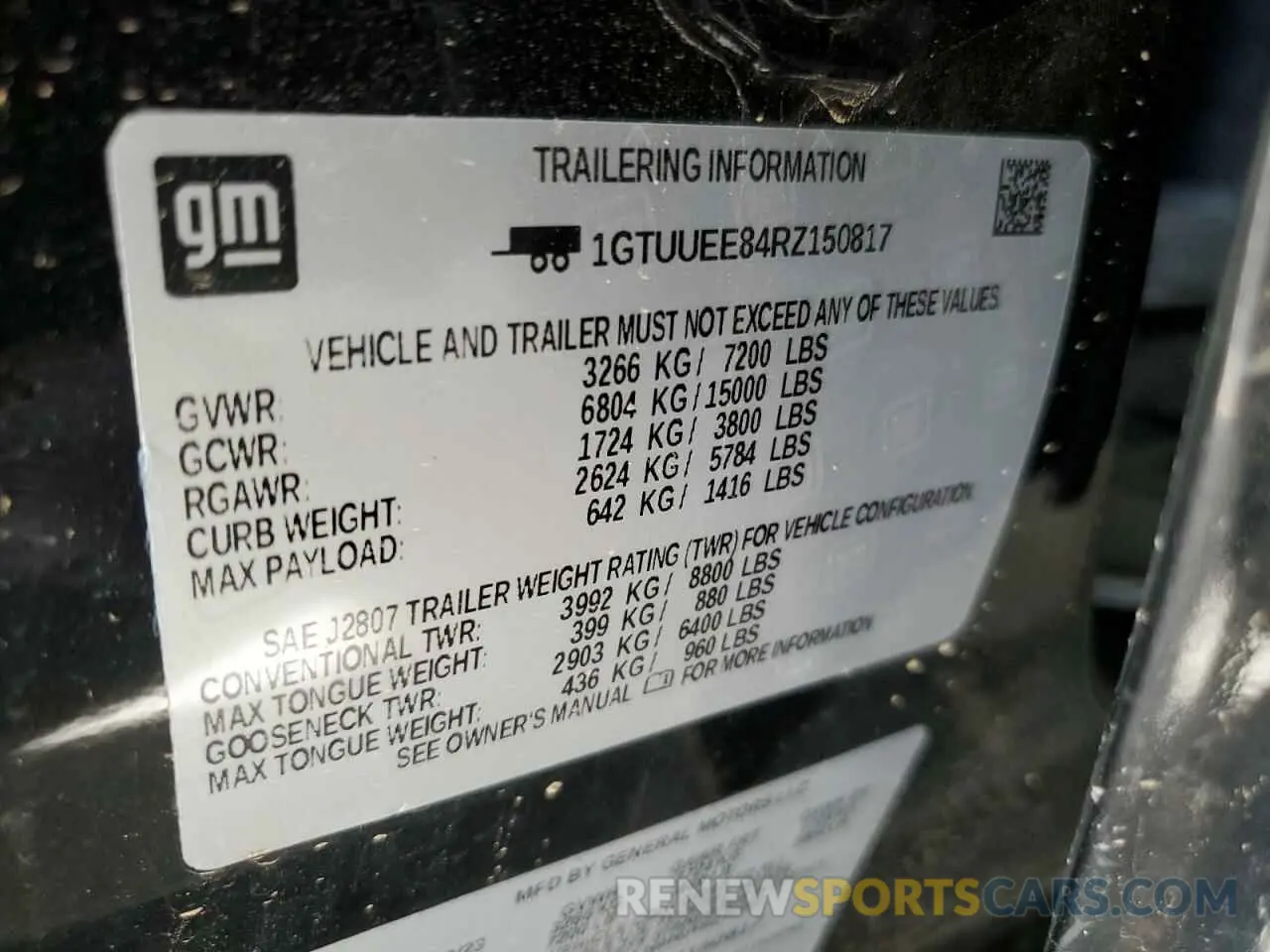 12 fotografías del automóvil dañado 1GTUUEE84RZ150817 GMC SIERRA 2024