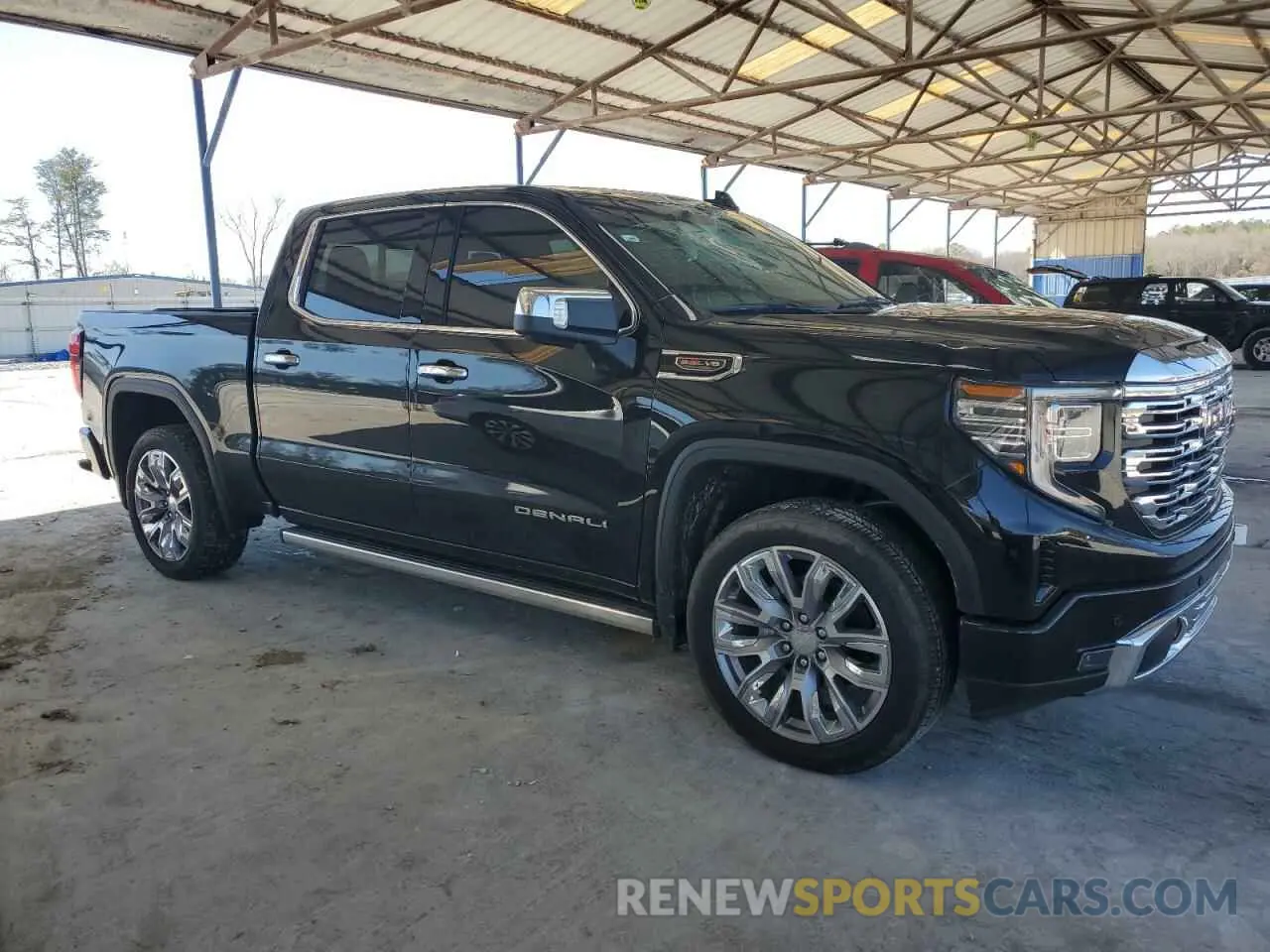 4 fotografías del automóvil dañado 1GTUUGEL0RZ340744 GMC SIERRA 2024
