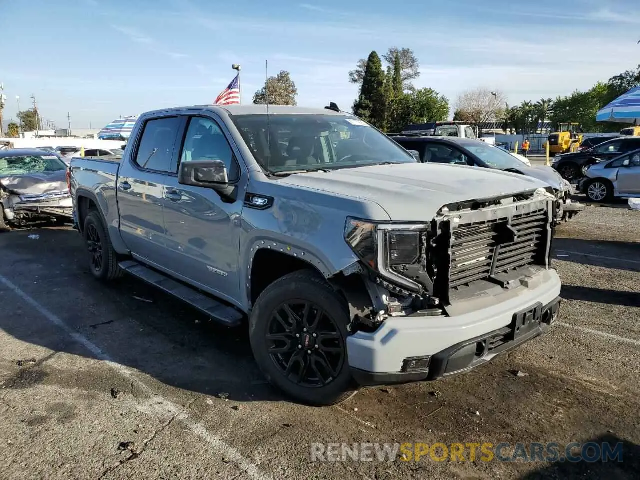 4 fotografías del automóvil dañado 3GTPHCE8XRG377774 GMC SIERRA 2024