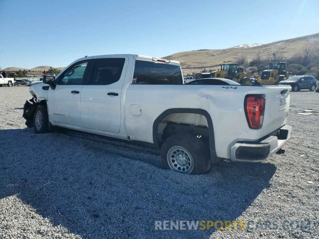 2 fotografías del automóvil dañado 3GTPUAEKXRG250390 GMC SIERRA 2024