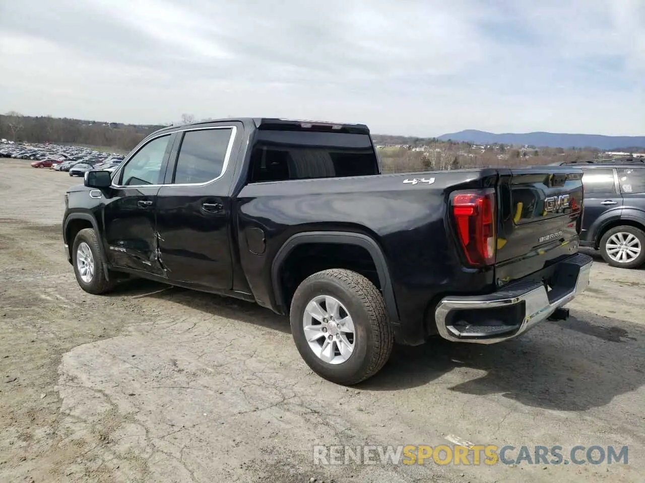 2 fotografías del automóvil dañado 3GTPUBEK0RG292766 GMC SIERRA 2024