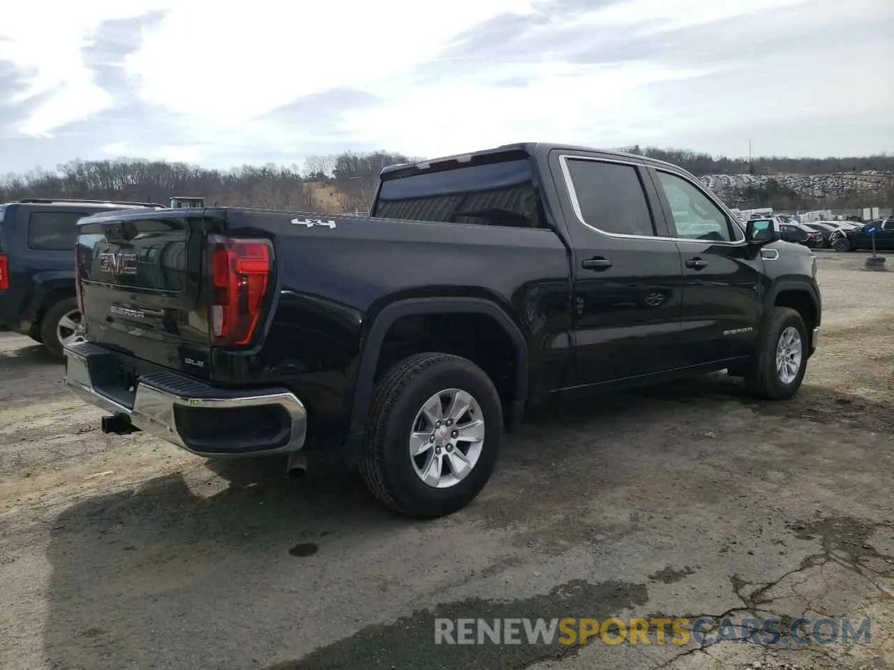 3 fotografías del automóvil dañado 3GTPUBEK0RG292766 GMC SIERRA 2024