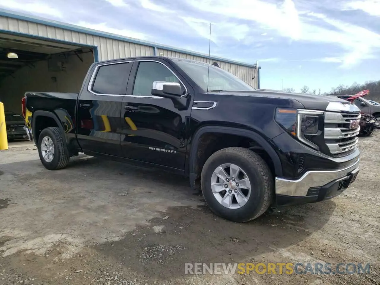 4 fotografías del automóvil dañado 3GTPUBEK0RG292766 GMC SIERRA 2024