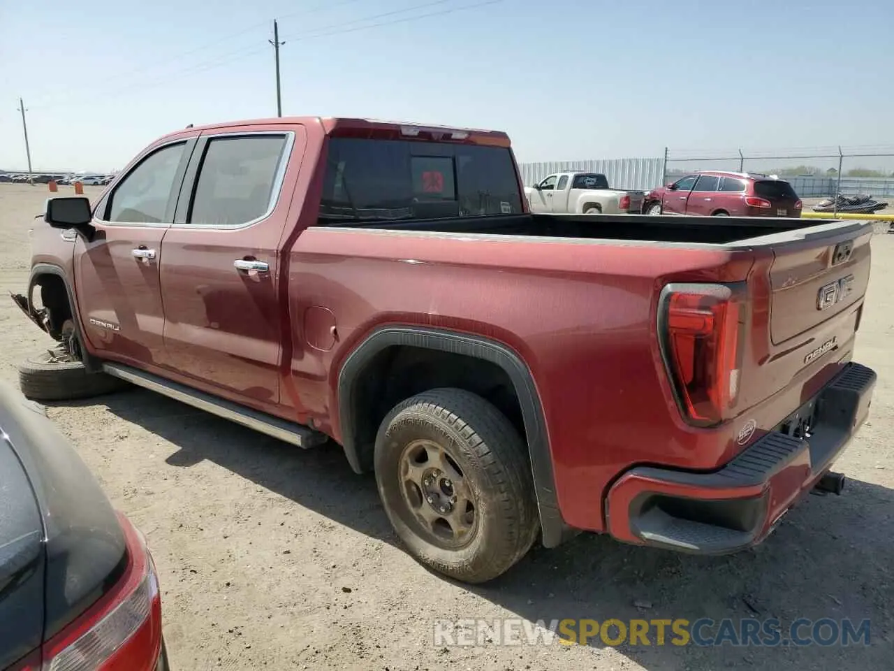 2 fotografías del automóvil dañado 3GTUUGEL0RG185371 GMC SIERRA 2024