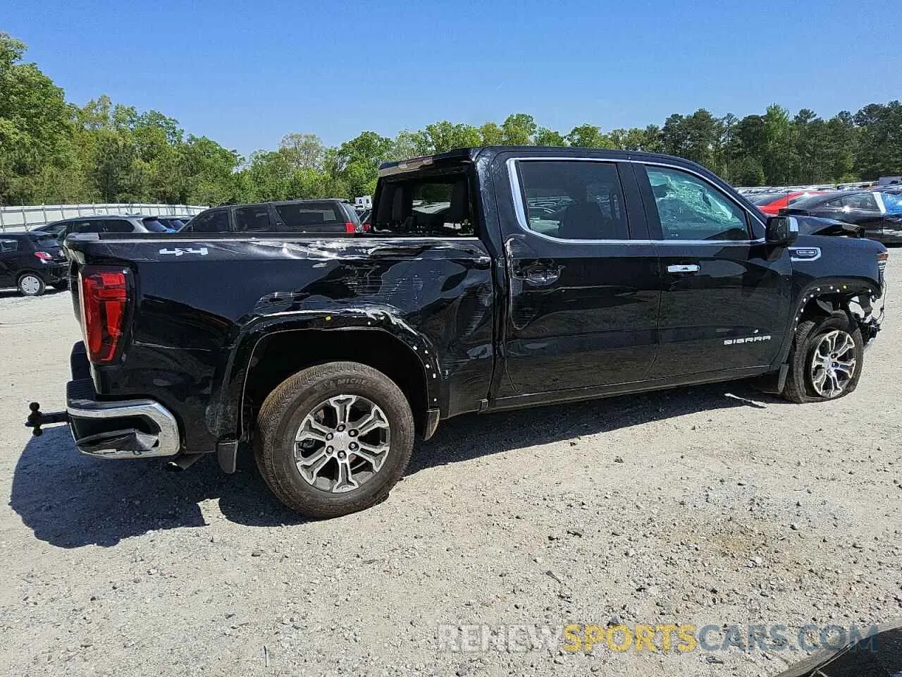 3 fotografías del automóvil dañado 1GTUUDED5SZ178185 GMC SIERRA 2025