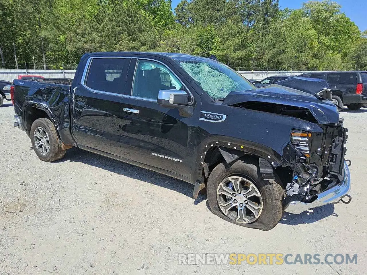 4 fotografías del automóvil dañado 1GTUUDED5SZ178185 GMC SIERRA 2025
