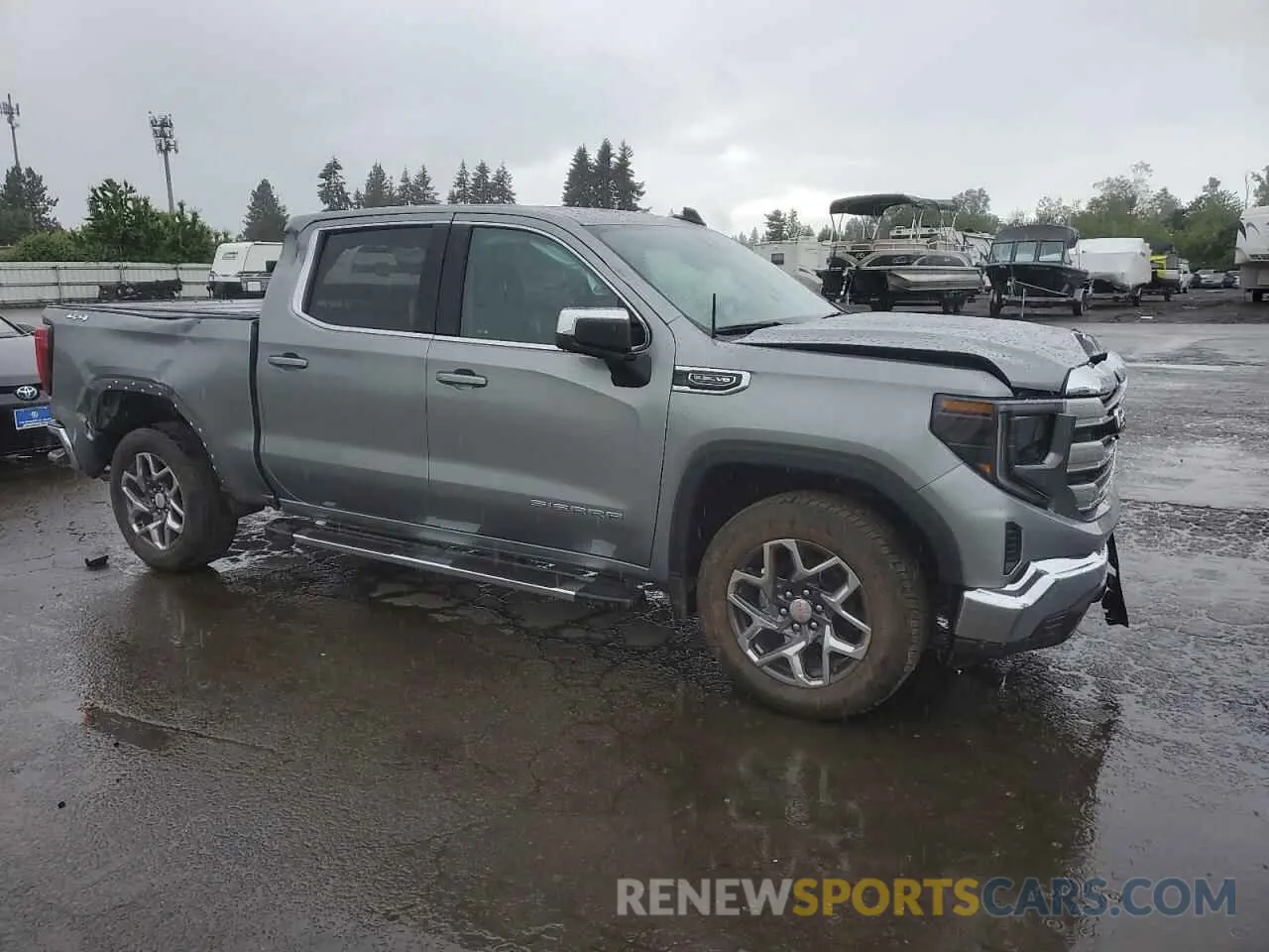 4 fotografías del automóvil dañado 3GTUUBED2SG194266 GMC SIERRA 2025