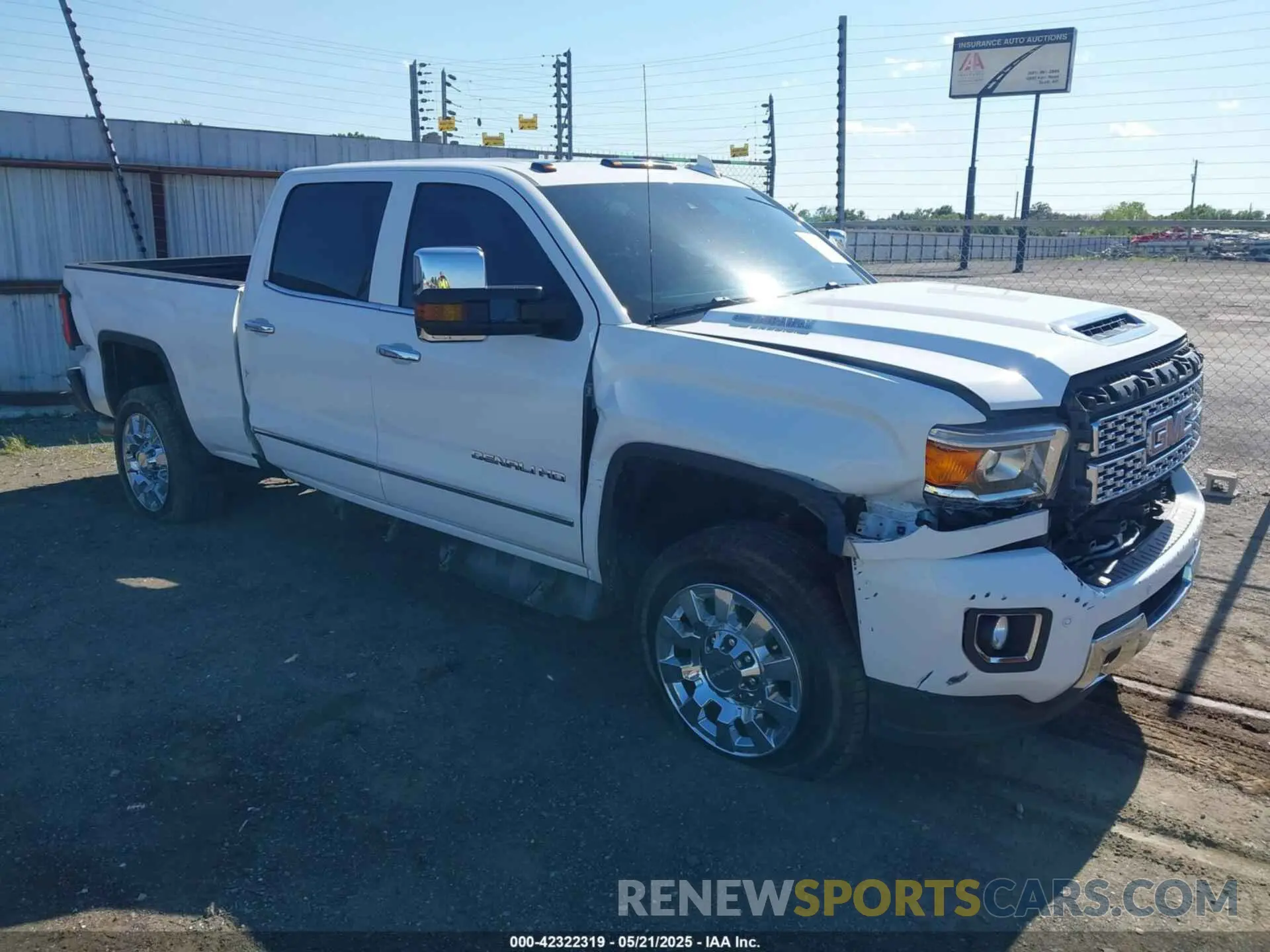 1 fotografías del automóvil dañado 1GT12SEY9KF116287 GMC SIERRA 2500HD 2019