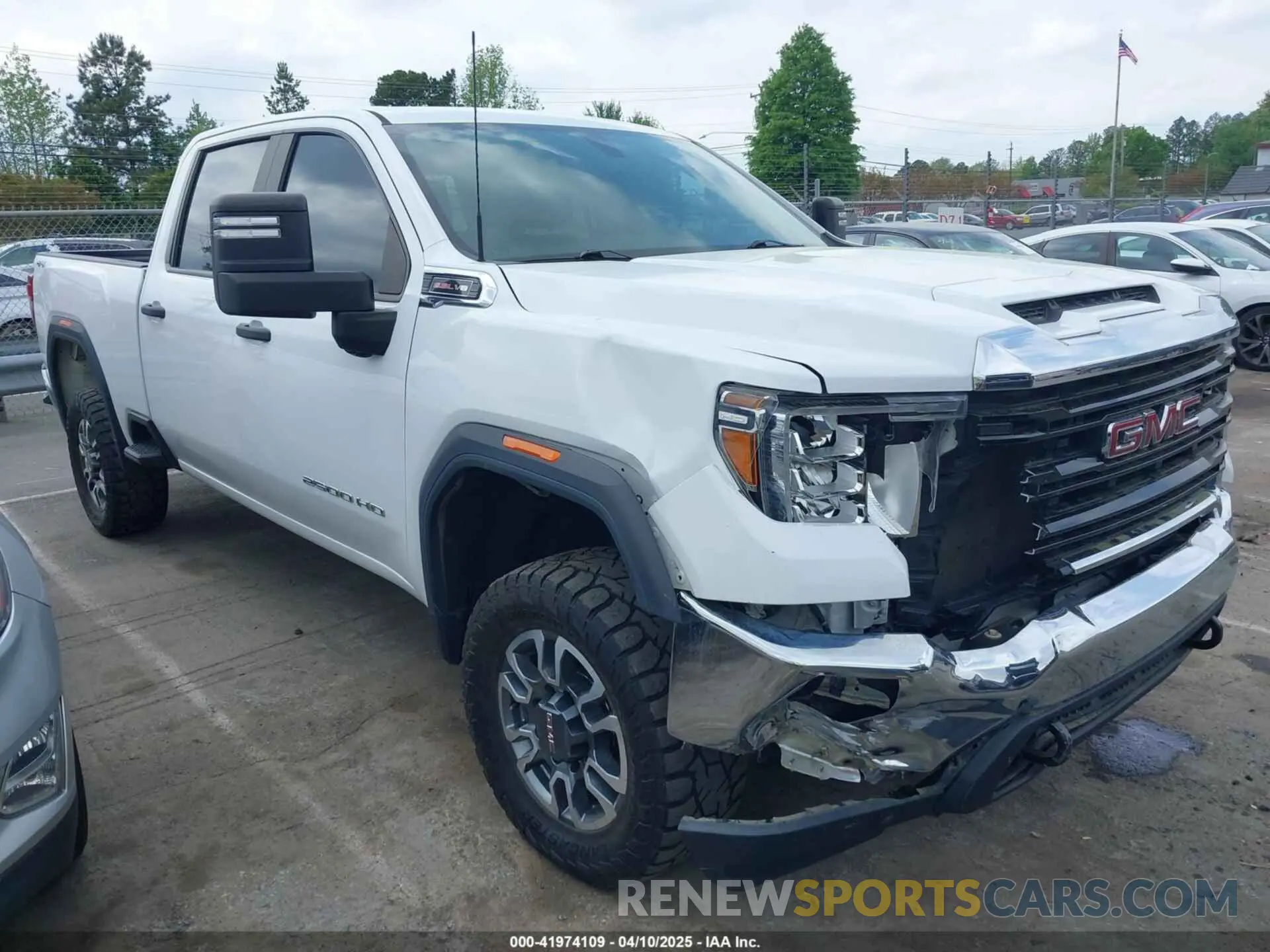 1 fotografías del automóvil dañado 1GT49LE7XLF129279 GMC SIERRA 2500HD 2020