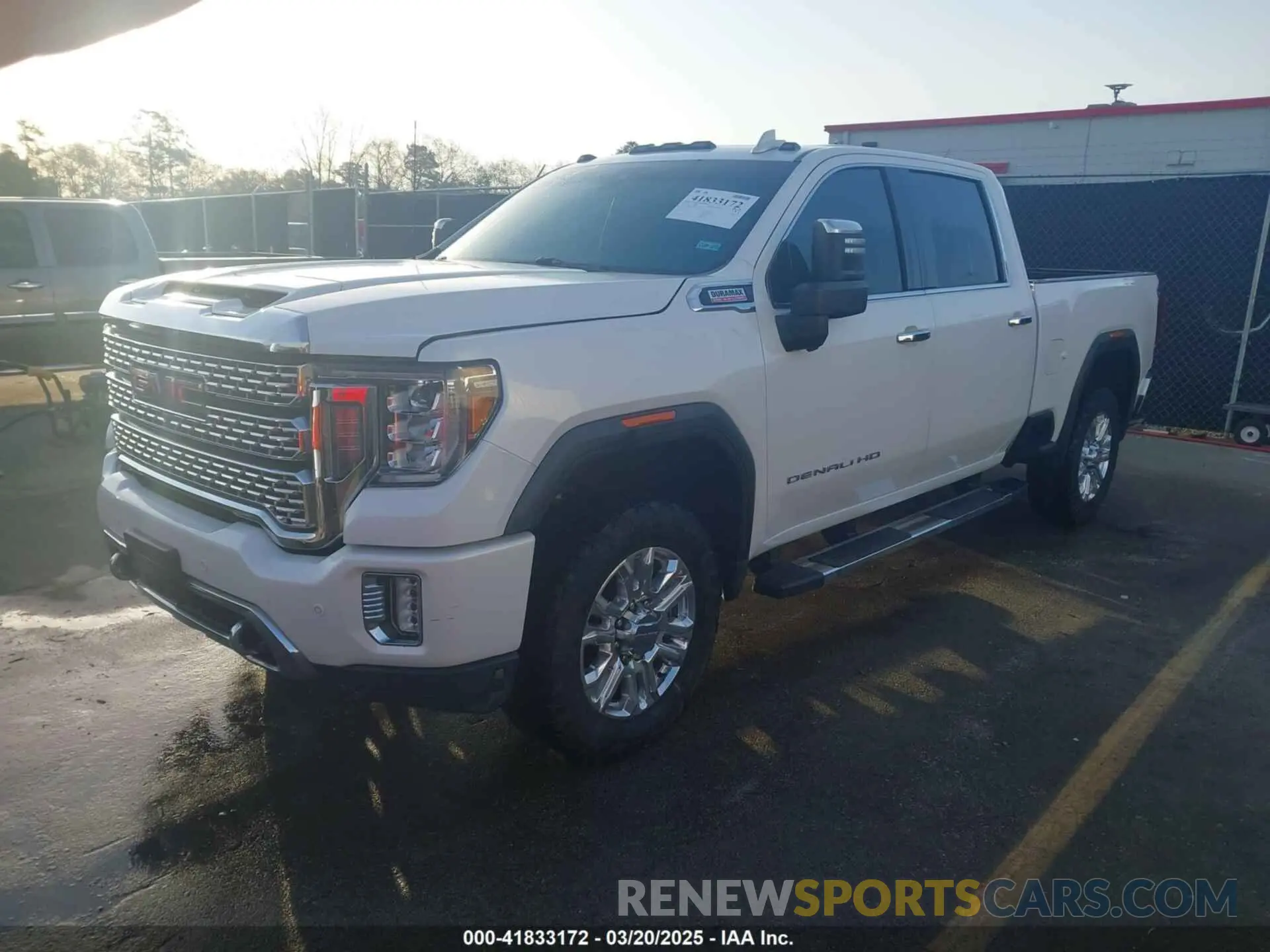 2 fotografías del automóvil dañado 1GT49REY4LF308414 GMC SIERRA 2500HD 2020