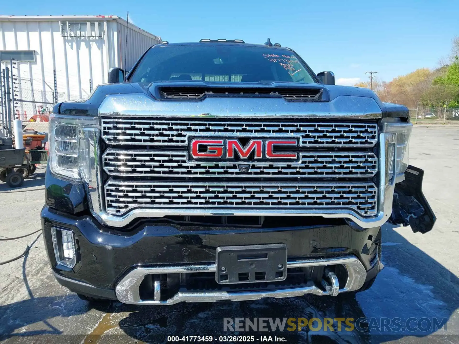 12 fotografías del automóvil dañado 1GT49REY6MF161272 GMC SIERRA 2500HD 2021