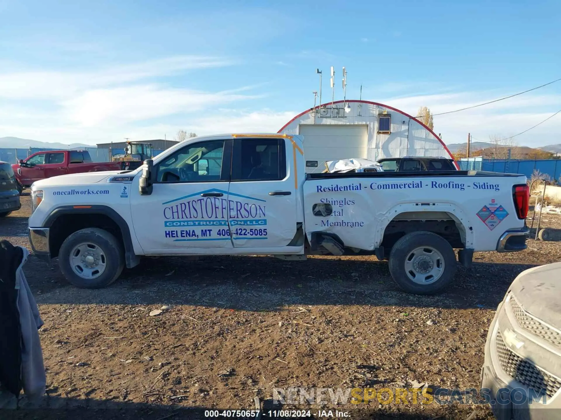 15 fotografías del automóvil dañado 1GT59LE70MF270089 GMC SIERRA 2500HD 2021